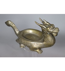 vintage DRAGON sculpture Bronze dragon bowl
