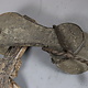 Antique 19th C Pakistan Swat Valley Handmade Wooden Carved  Sandal Nuristan Afghanistan Shoes No:A