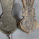 Antique 19th C Pakistan Swat Valley Handmade Wooden Carved  Sandal Nuristan Afghanistan Shoes No:A