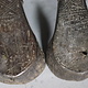 Antique 19th C Pakistan Swat Valley Handmade Wooden Carved  Sandal Nuristan Afghanistan Shoes No:B