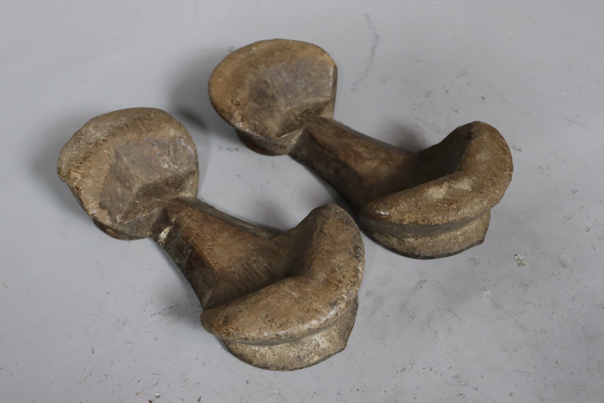 Antique 19th C Pakistan Swat Valley Handmade Wooden Carved  Sandal Nuristan Afghanistan Shoes No:C