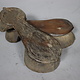 Antique 19th C Pakistan Swat Valley Handmade Wooden Carved  Sandal Nuristan Afghanistan Shoes No:C