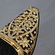antik und sehr seltener nomaden Frauen Hochzeit Schuhe schnabelschuhe aus Afghanistan Pakistan Indien Schwarz