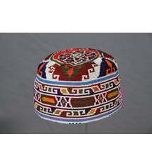 Antique Glass Beaded Hat hat cap from Afghanistan and Pakistan No:22/2