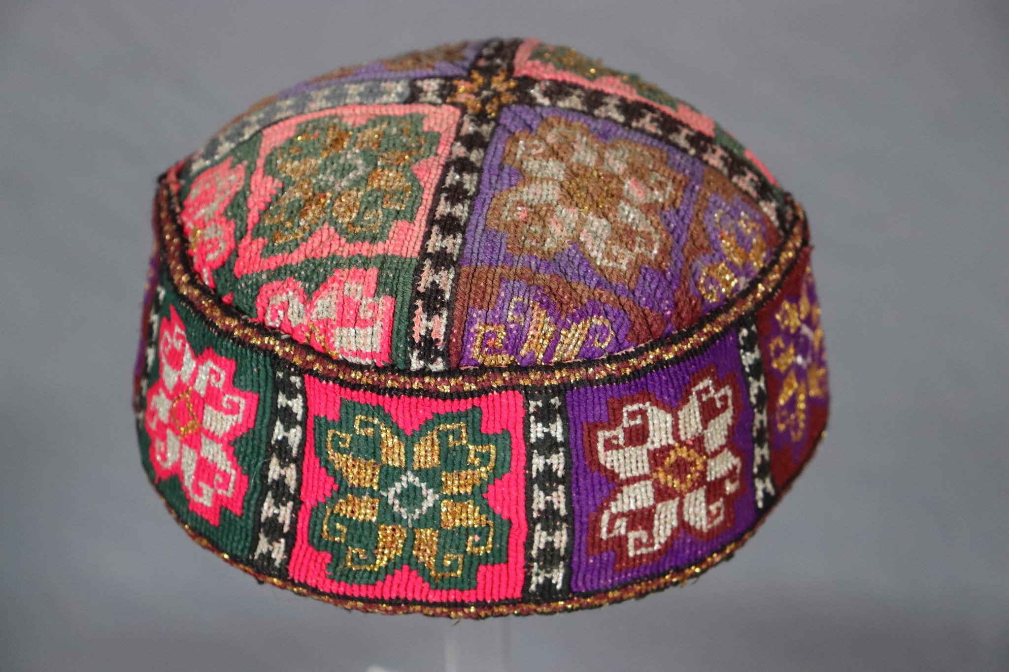 handbestickte Mütze aus Afghanistan  uzbekistan No:22/3