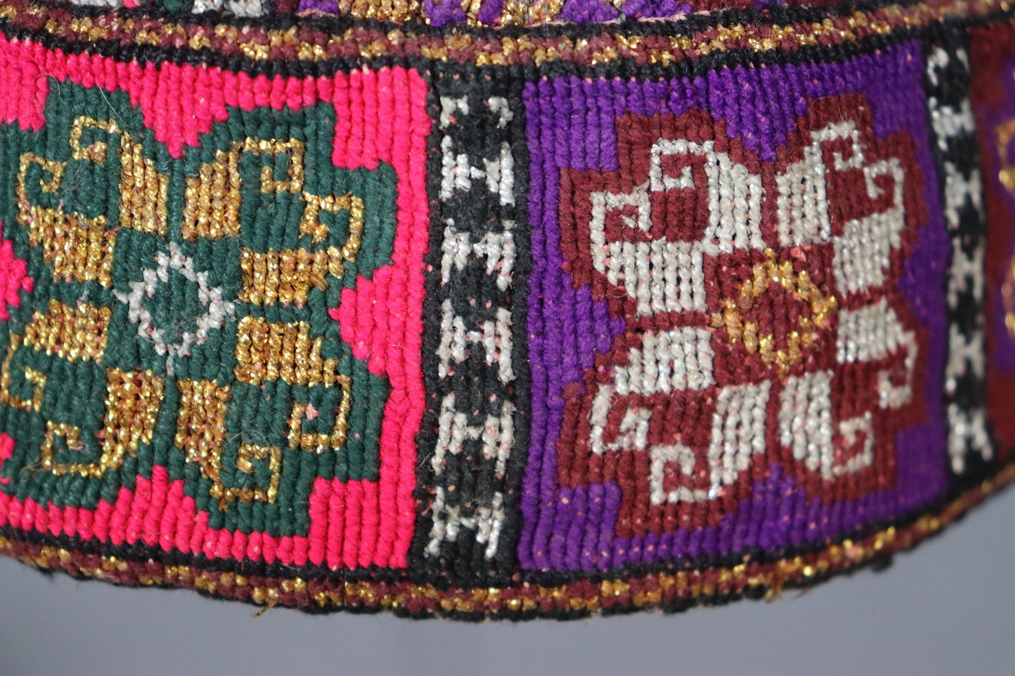 handbestickte Mütze aus Afghanistan  uzbekistan No:22/3