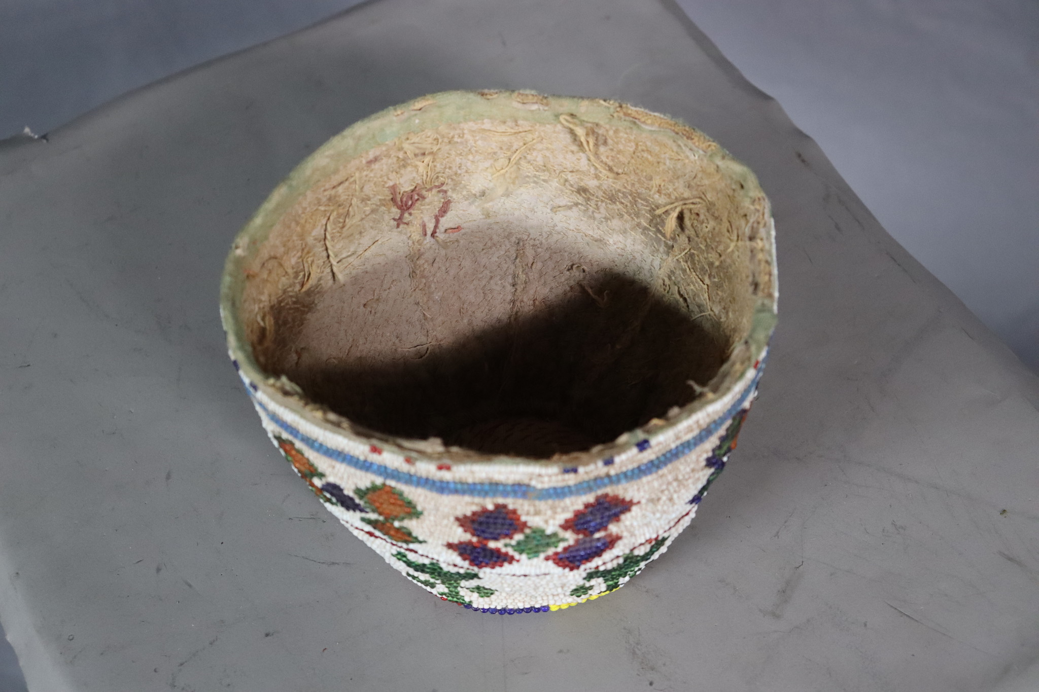 Antique Glass Beaded Hat hat cap from Afghanistn and Pakistan No:22/6