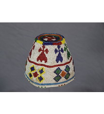 Antique Glass Beaded Hat hat cap from Afghanistn and Pakistan No:22/6