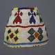 Antique Glass Beaded Hat hat cap from Afghanistn and Pakistan No:22/6