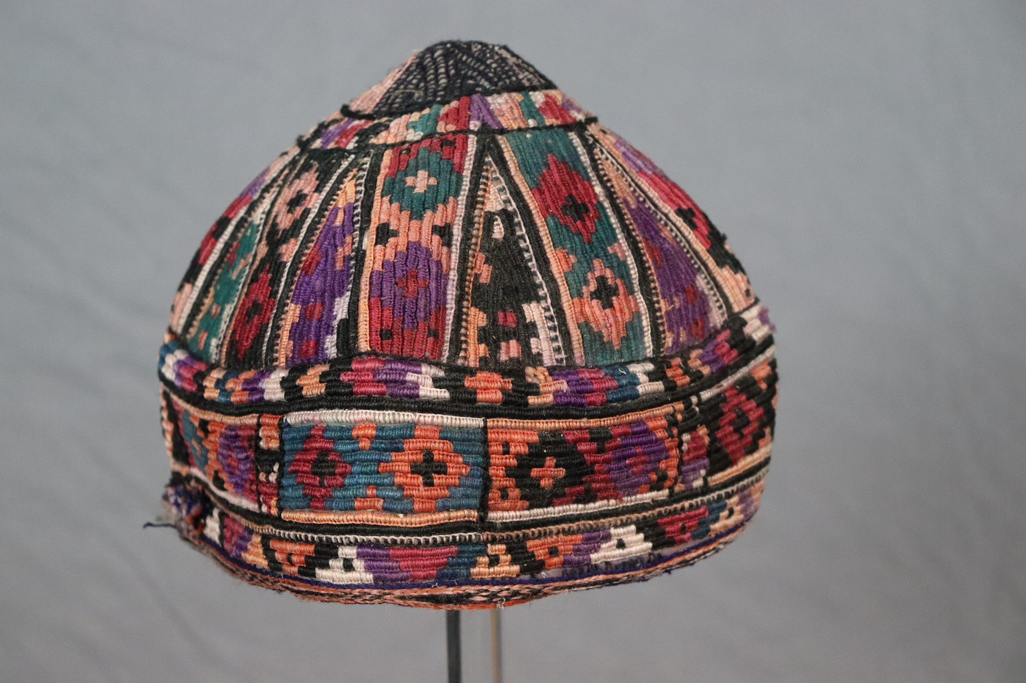 vintag hand embroidered  cap hat  from Afghanistn and Uzbekistan No:22/7