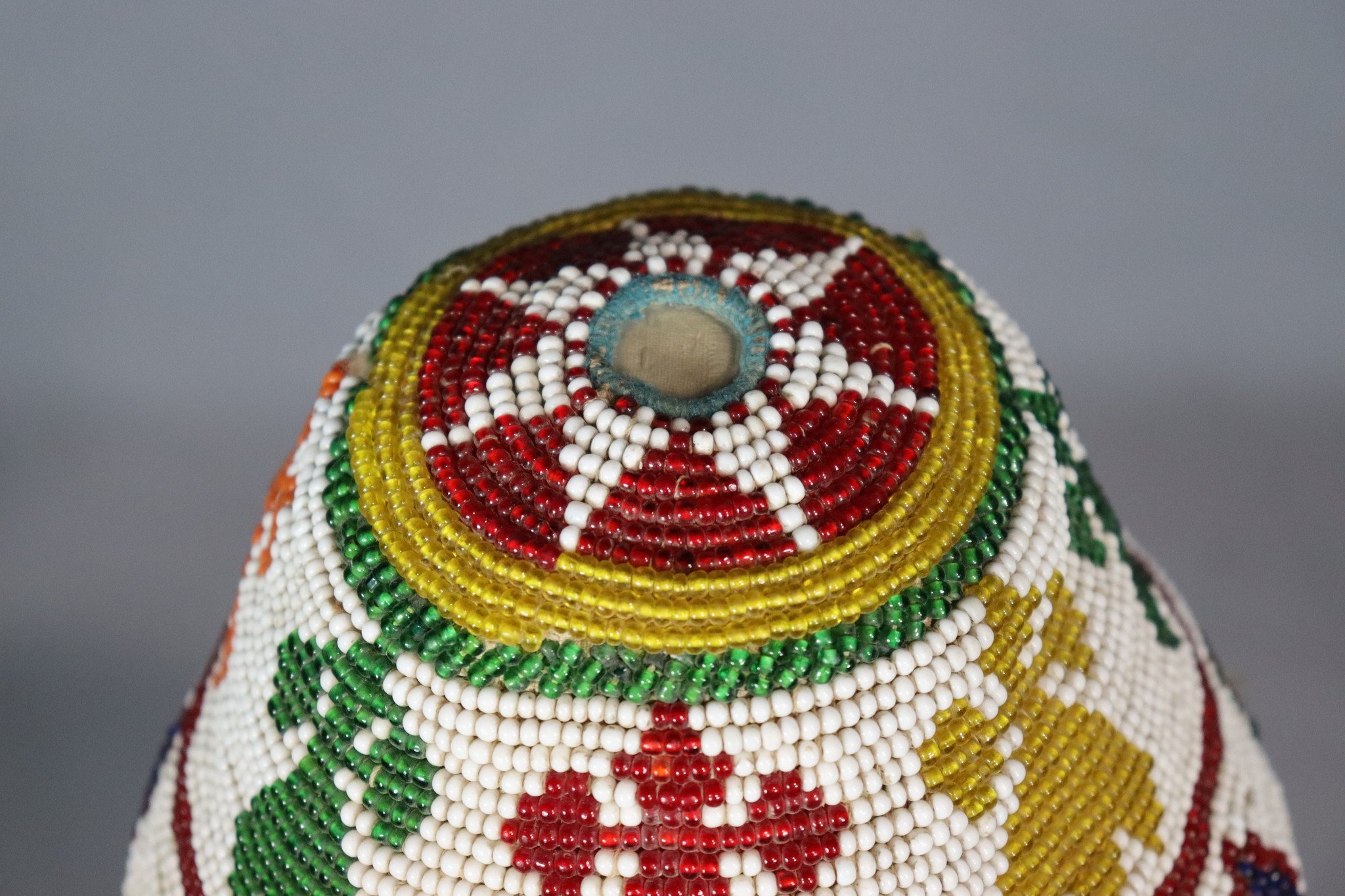 Antique Glass Beaded Hat hat cap from Afghanistn and Pakistan No:22/ 8