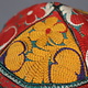 vintag hand embroidered  cap hat  from Afghanistn and Uzbekistan No:22/11