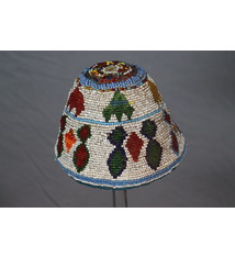 Antique Glass Beaded Hat hat cap from Afghanistn and Pakistan No:22/ 12