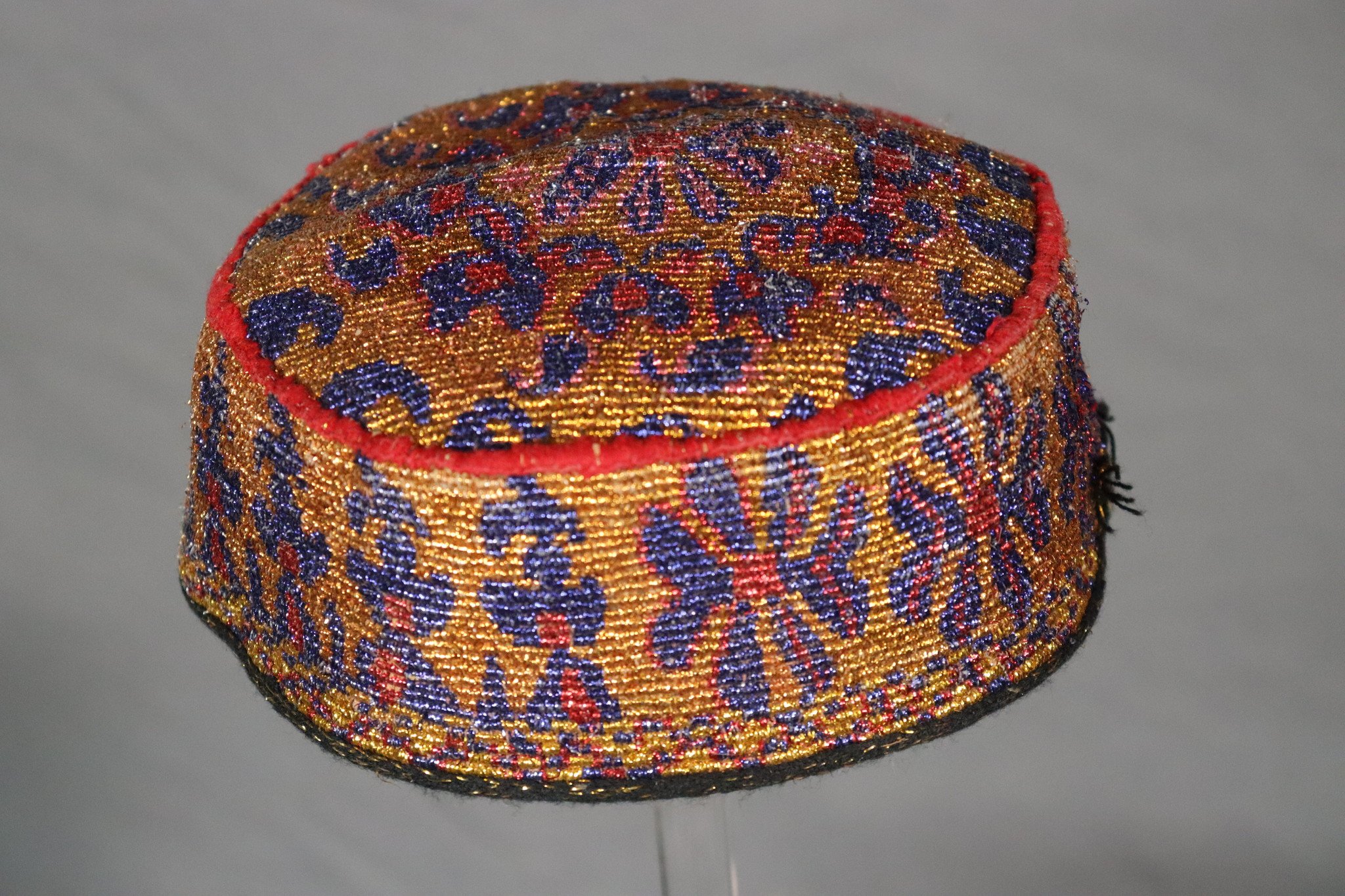 vintag hand embroidered  cap hat  from Afghanistn and Uzbekistan No:22/ 17