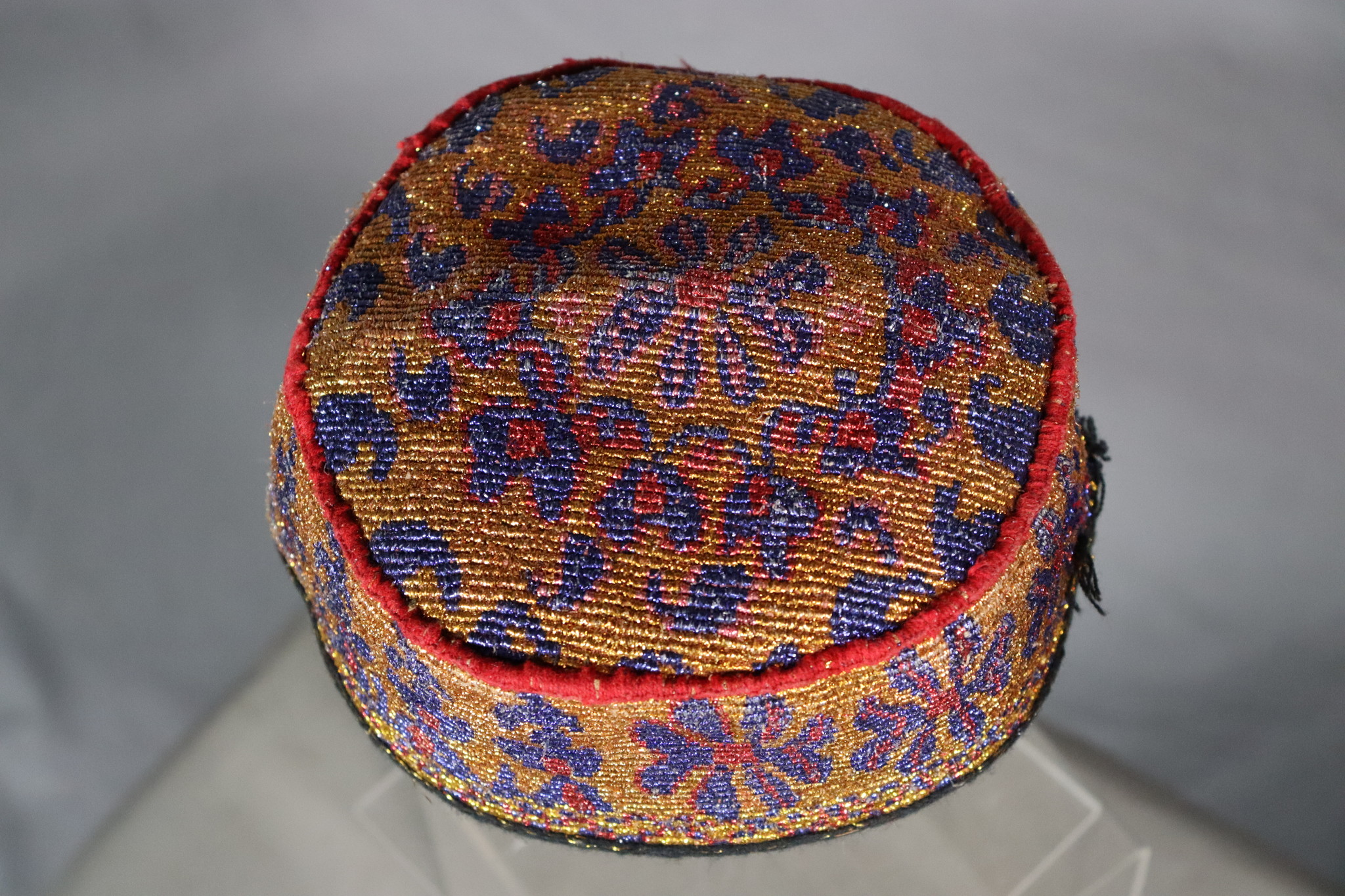 vintag hand embroidered  cap hat  from Afghanistn and Uzbekistan No:22/ 17