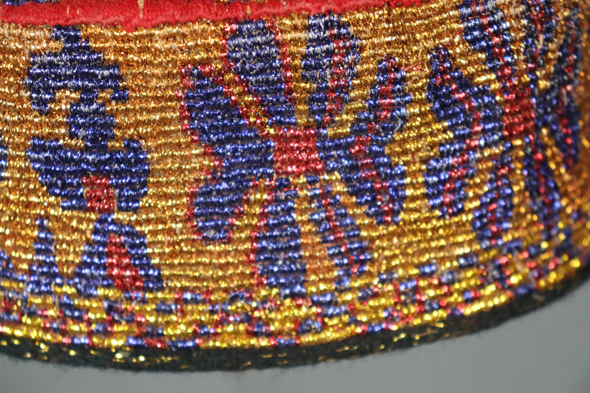 vintag hand embroidered  cap hat  from Afghanistn and Uzbekistan No:22/ 17