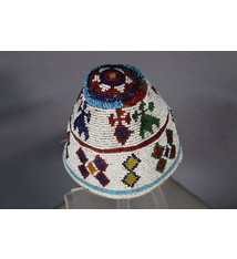 Antique Glass Beaded Hat hat cap from Afghanistn and Pakistan No:22/ 20