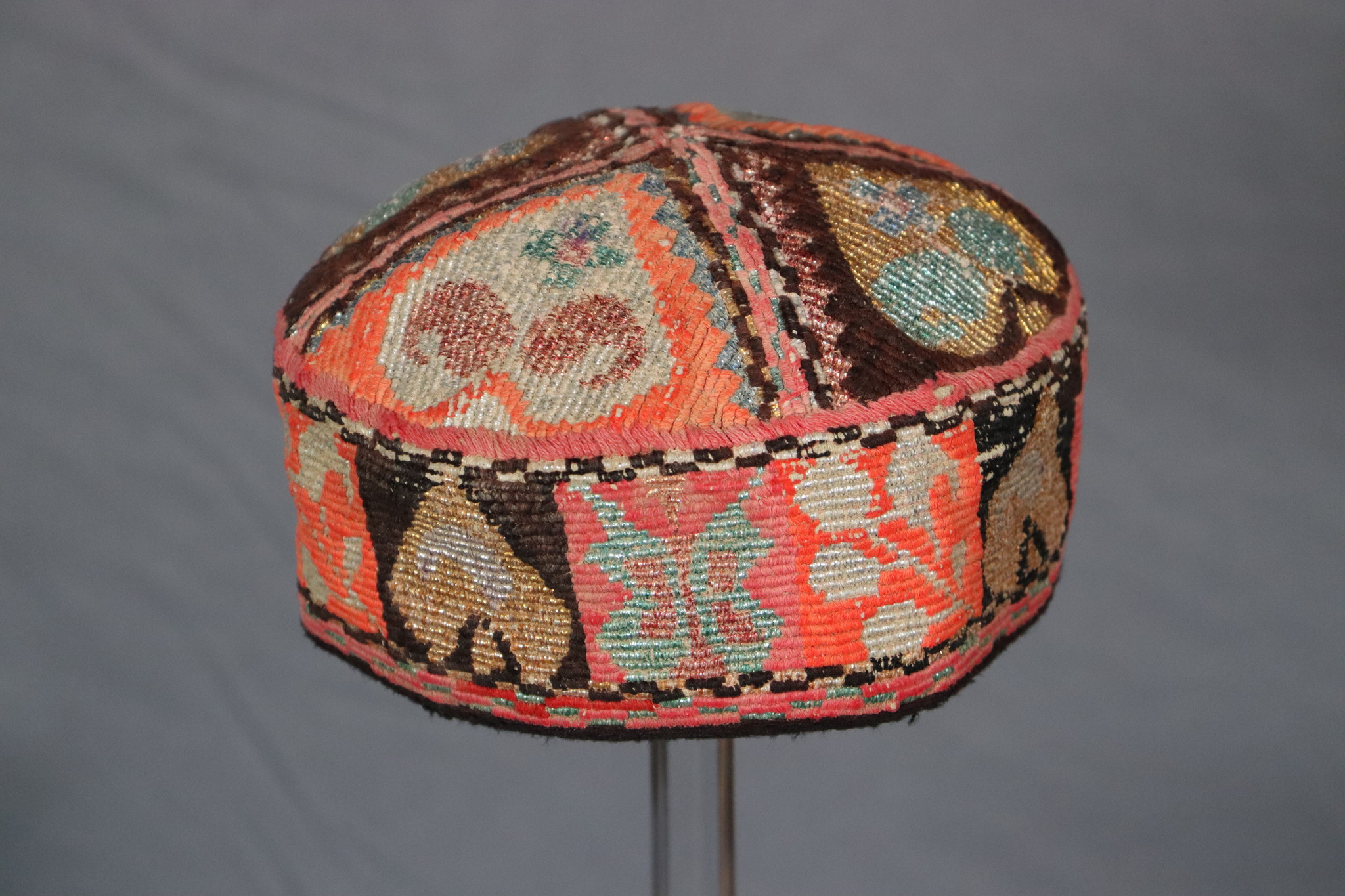 handbestickte Mütze aus Afghanistan  uzbekistan No:22/   21