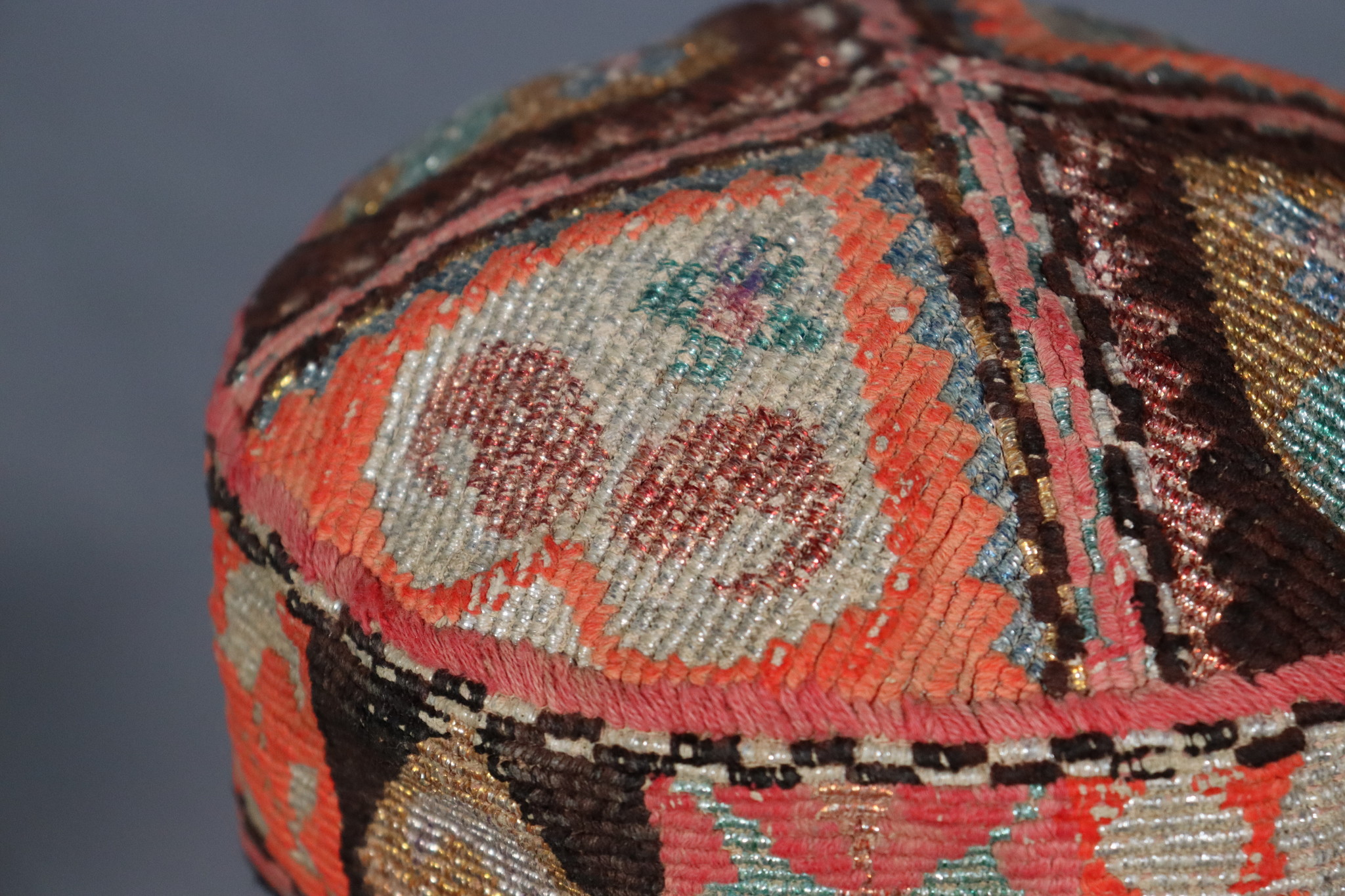 handbestickte Mütze aus Afghanistan  uzbekistan No:22/   21