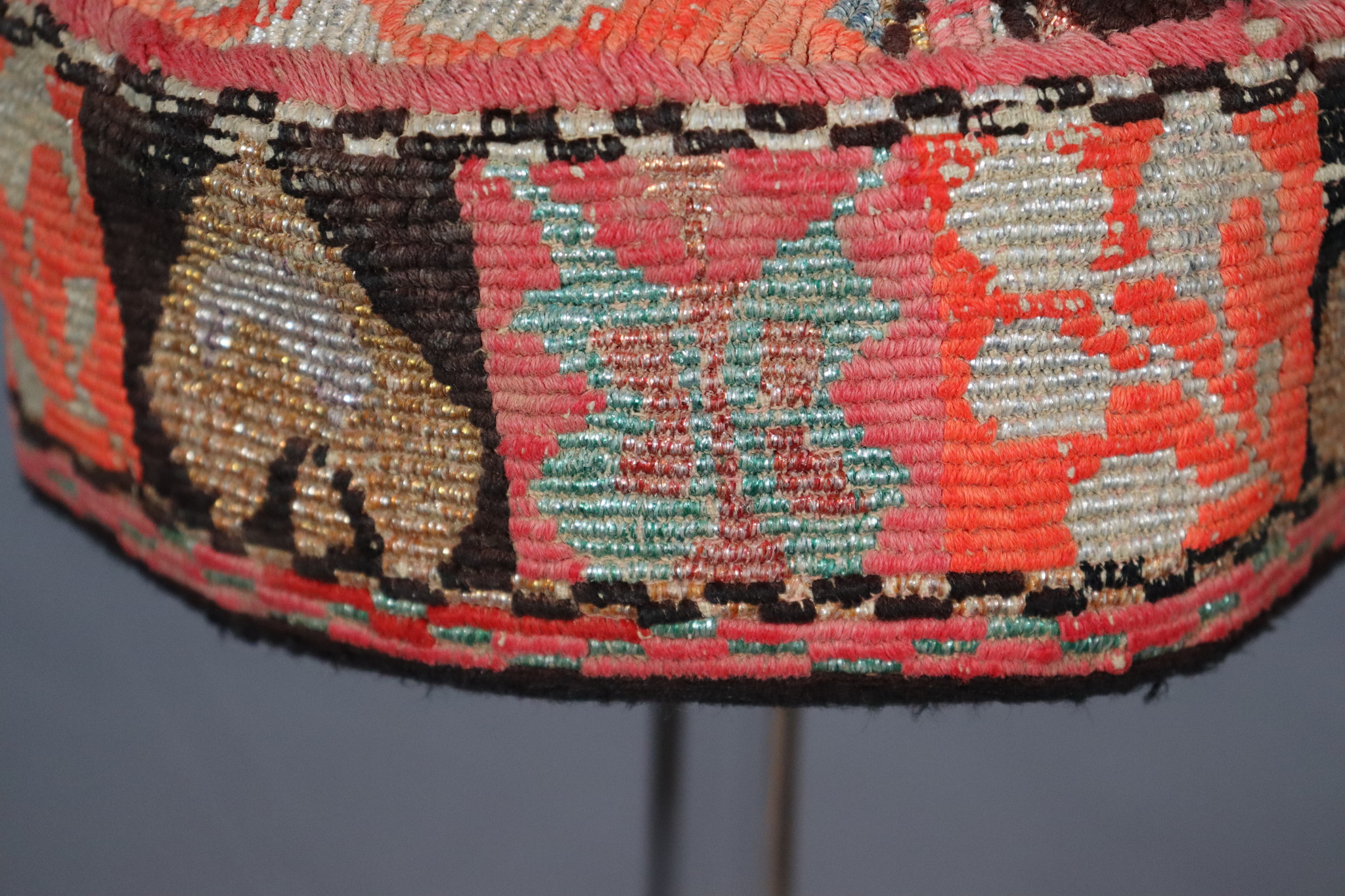 handbestickte Mütze aus Afghanistan  uzbekistan No:22/   21
