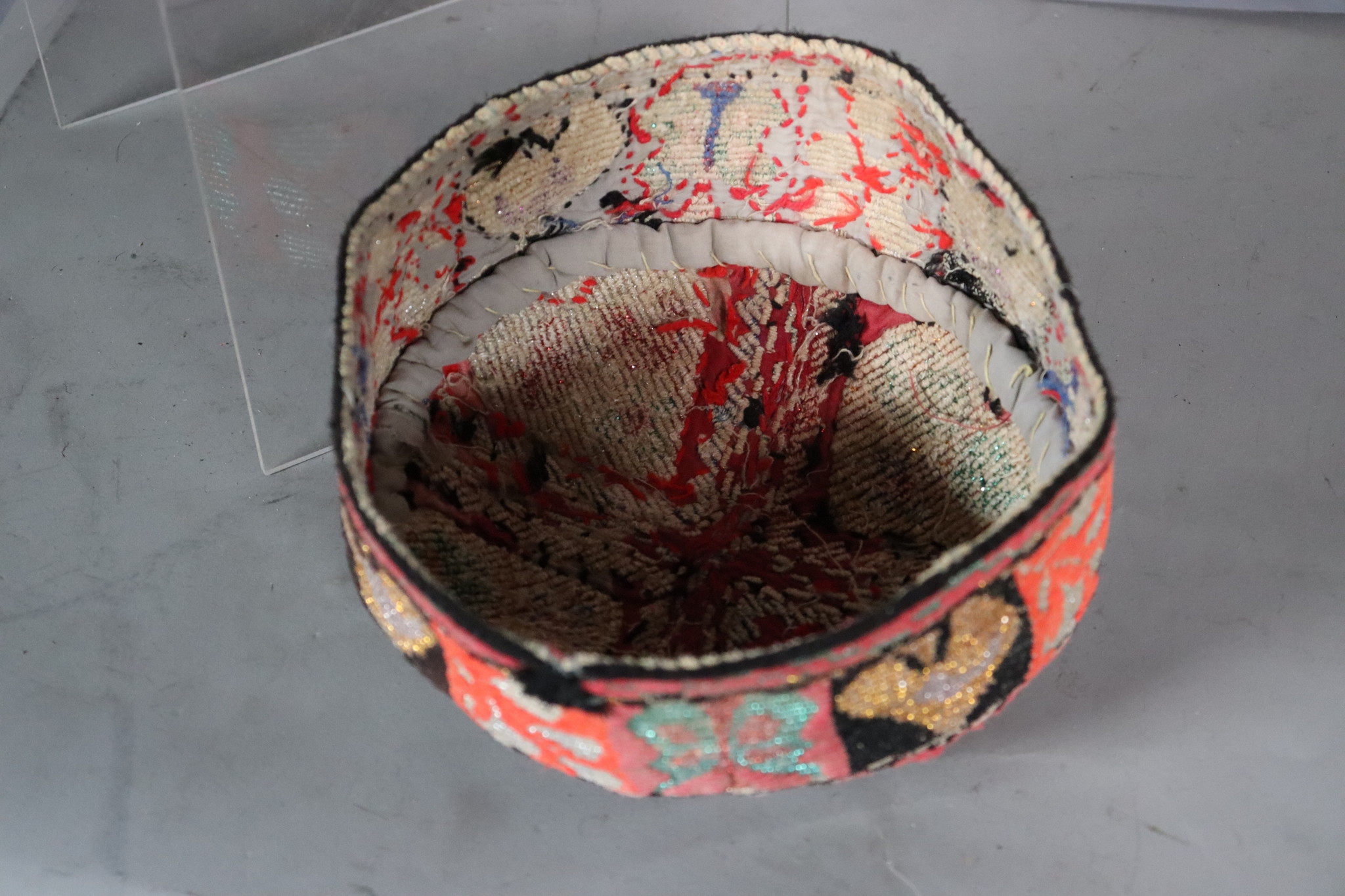 handbestickte Mütze aus Afghanistan  uzbekistan No:22/   21