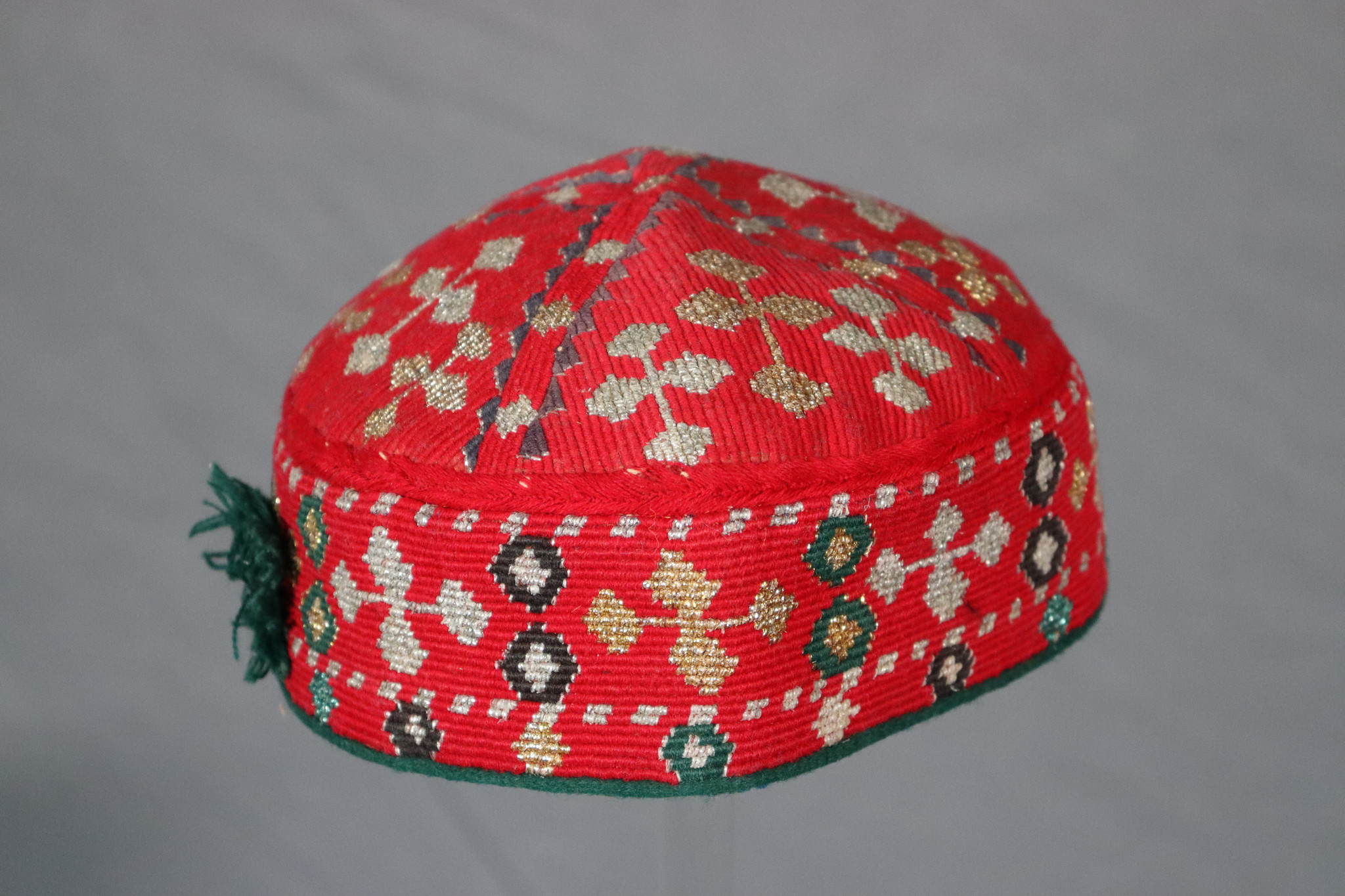 vintag hand embroidered  cap hat  from Afghanistn and Uzbekistan No:22/ 23