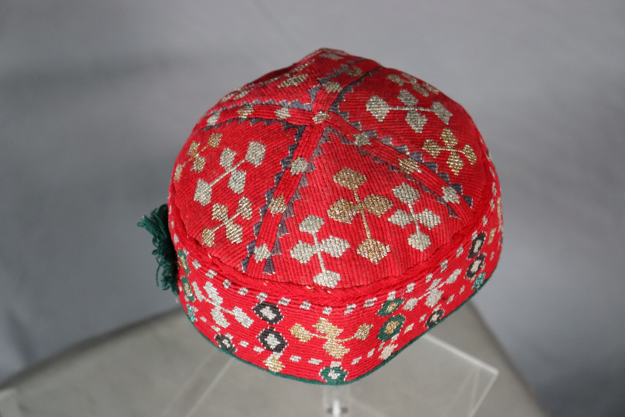 vintag hand embroidered  cap hat  from Afghanistn and Uzbekistan No:22/ 23