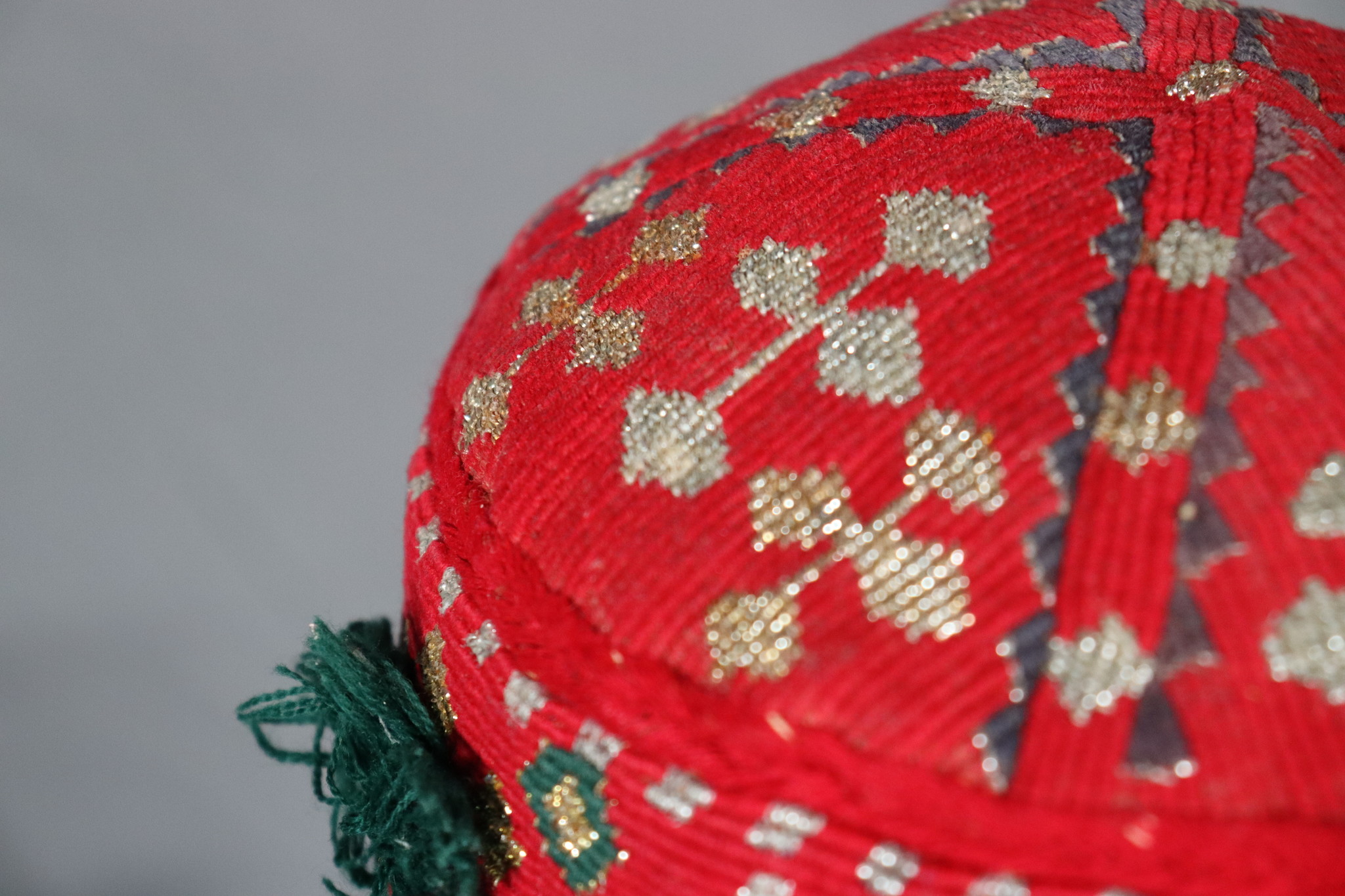 vintag hand embroidered  cap hat  from Afghanistn and Uzbekistan No:22/ 23