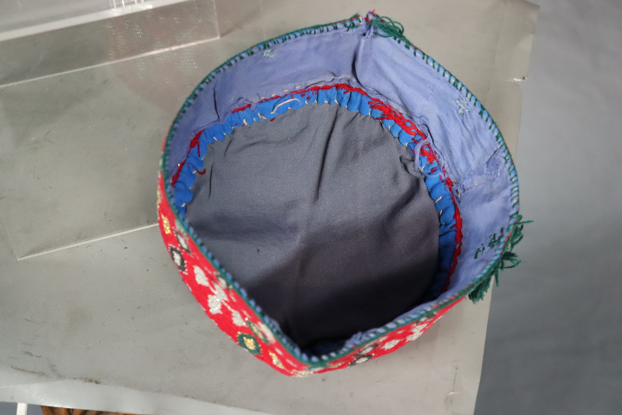 handbestickte Mütze aus Afghanistan  uzbekistan No:22/  23