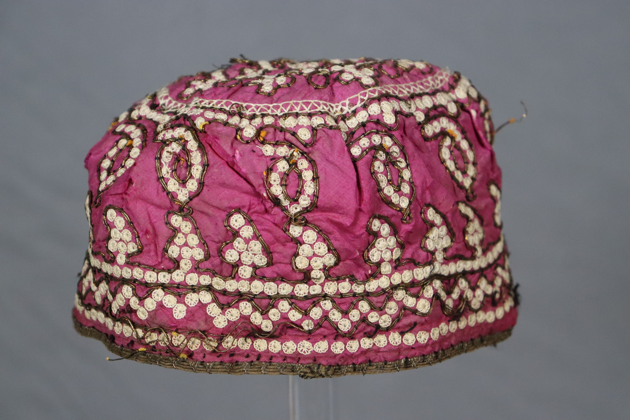 vintag hand embroidered  cap hat  from Afghanistn and Uzbekistan No:22/ 29