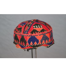vintag hand embroidered  hat cap from Afghanistn and Uzbekistan ((damaged))No:22/30