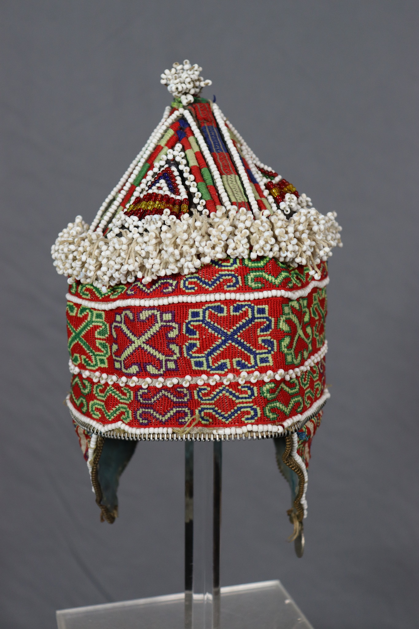 vintag hand embroidered baby cap  hat Kohistan Swat Valley vintage child tribal hat No:22/33