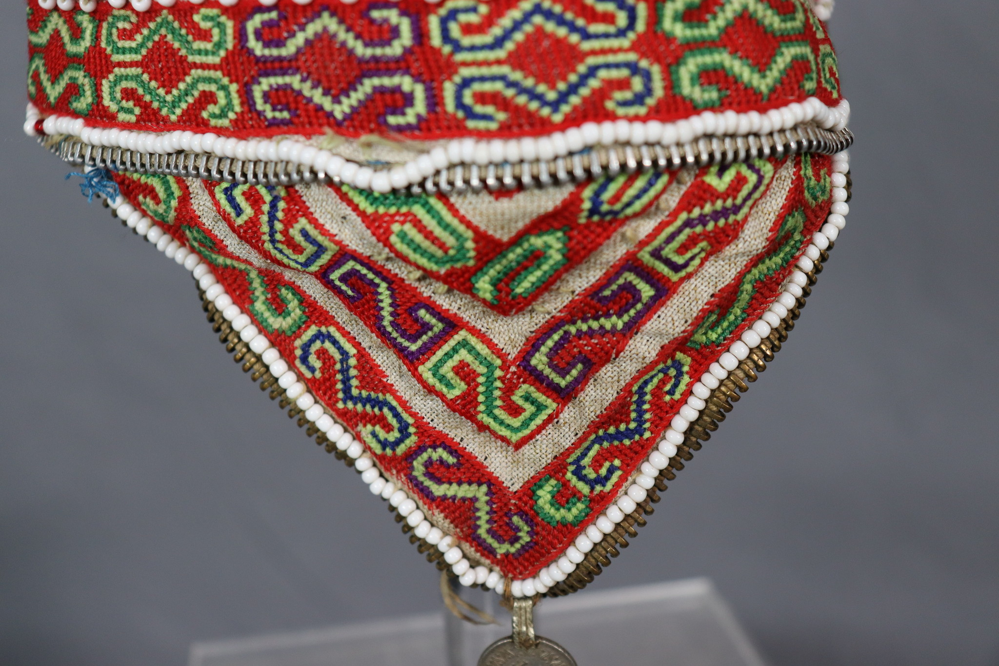 vintag hand embroidered baby cap  hat Kohistan Swat Valley vintage child tribal hat No:22/33