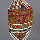 vintag hand embroidered  baby cap child hat  Kohistan Swat Valley vintage child tribal hat  No:22/ 34
