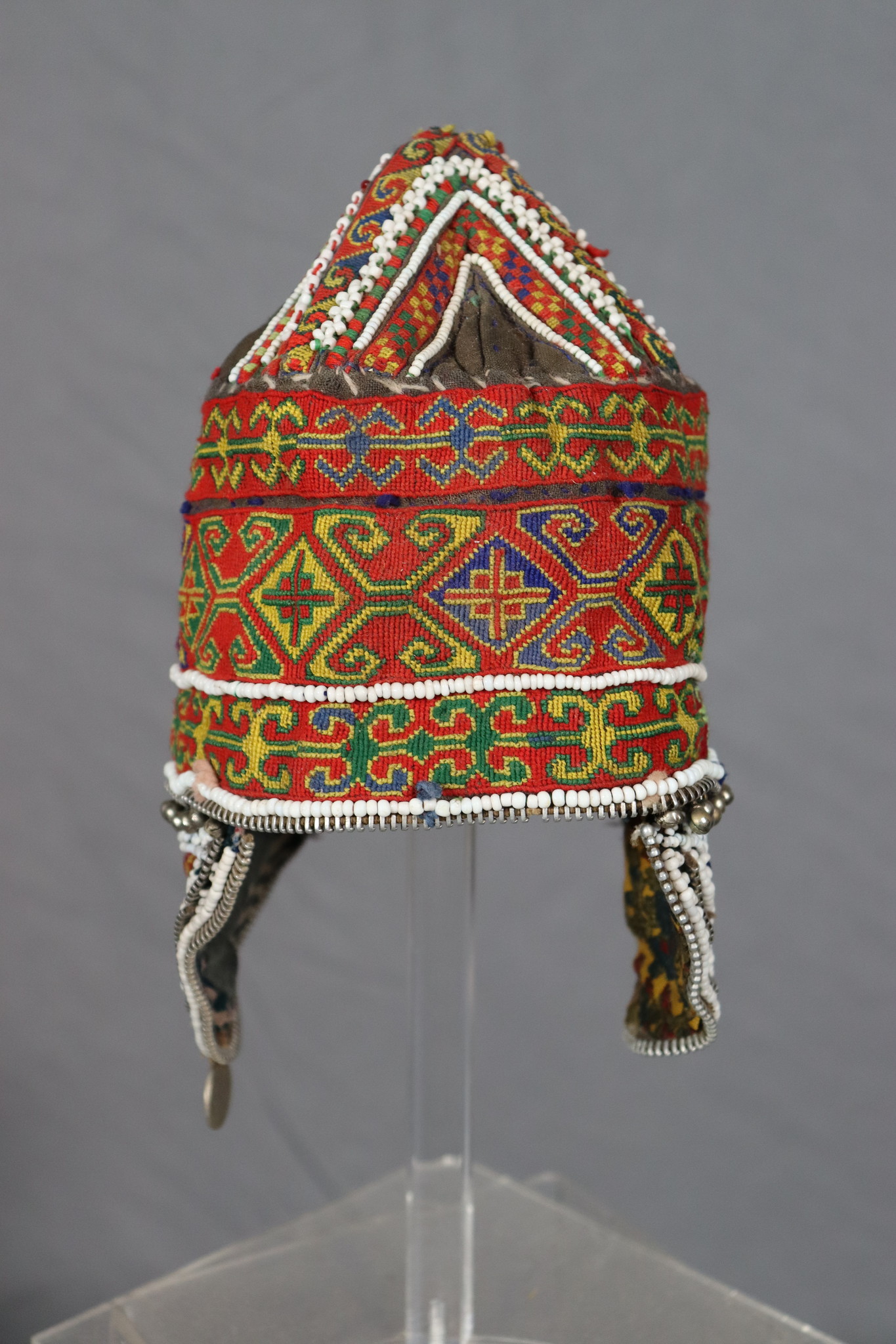 vintag hand embroidered  baby cap child hat  Kohistan Swat Valley vintage child tribal hat  No:22/ 34