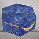Extravagant Royal blau echt Lapis lazuli Schmuckkiste   aus Afghanistan  oktogon Nr- 22 /1