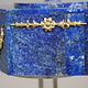 Extravagant Royal blau echt Lapis lazuli Schmuckkiste   aus Afghanistan  oktogon Nr- 22 /1
