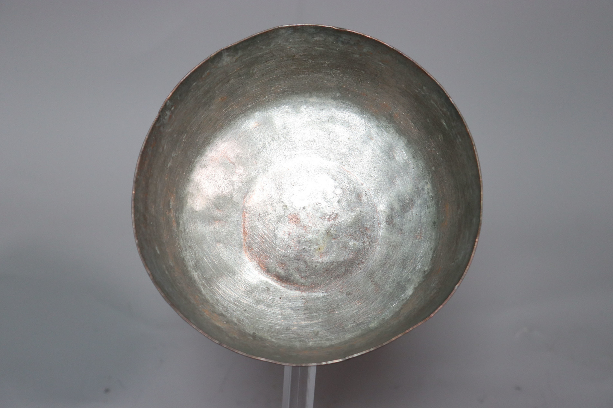 Antique  islamic Middle Eastern Tinned Copper  Engraved Bowl Jam No: 22/ 2