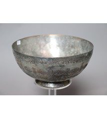 Antique  islamic Middle Eastern Tinned Copper  Engraved Bowl Jam No: 22/6