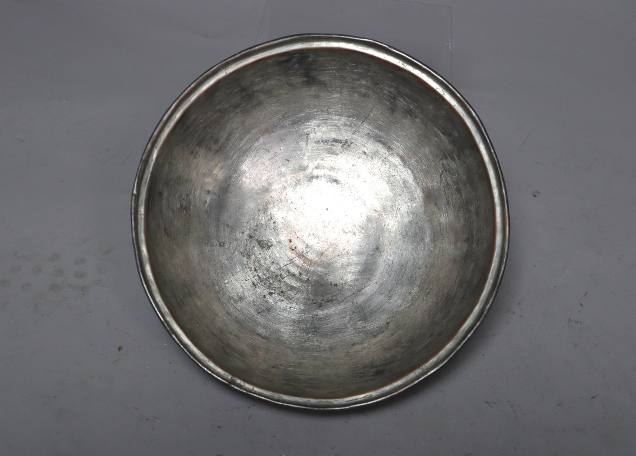 Antique  islamic Middle Eastern Tinned Copper  Engraved Bowl Jam No: 22/ 12