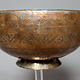 Antike islamische nahöstliche Schale aus verzinntem Kupfer mit Gravur Nr.: 22/13