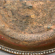 37 cm Antique ottoman orient Islamic  Hammer Engraved copper Tray   Plate from Afghanistan  22/14