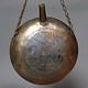Antique  islamic Middle Eastern Tinned Copper  Engraved  water bottle  Canteen Powder Flask  No: 22/ 19