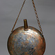 Antique  islamic Middle Eastern Tinned Copper  Engraved  water bottle  Canteen Powder Flask  No: 22/ 19