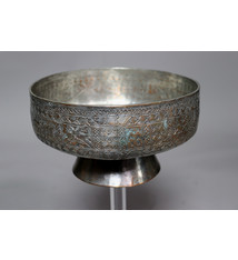 Antique  islamic Middle Eastern Tinned Copper  Engraved Bowl Jam No: 22/17