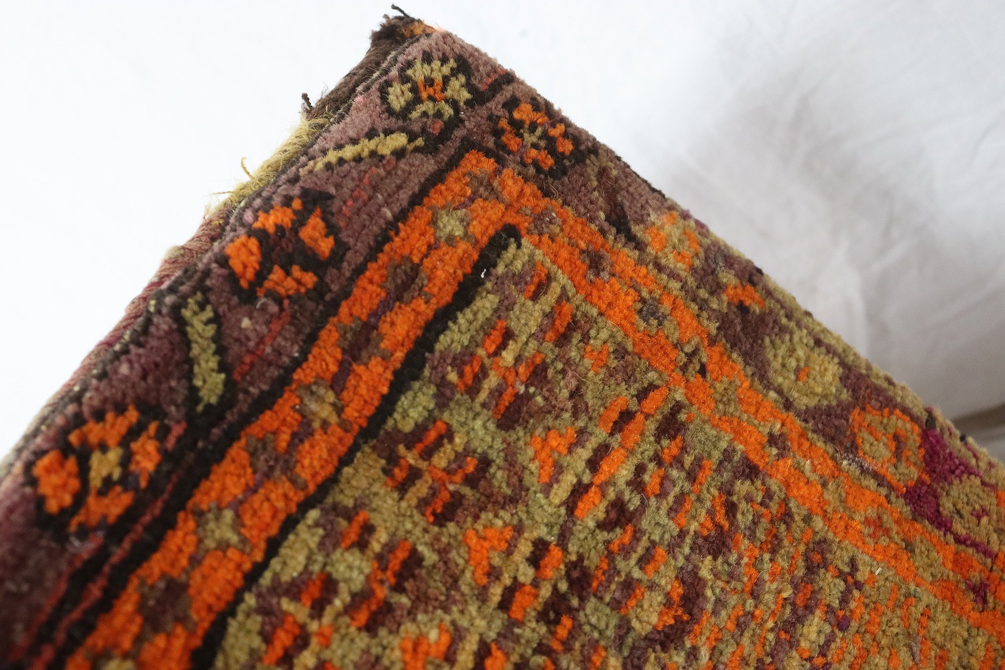 antique nomadic kilim  Sumakh  mafrash  (carpet)