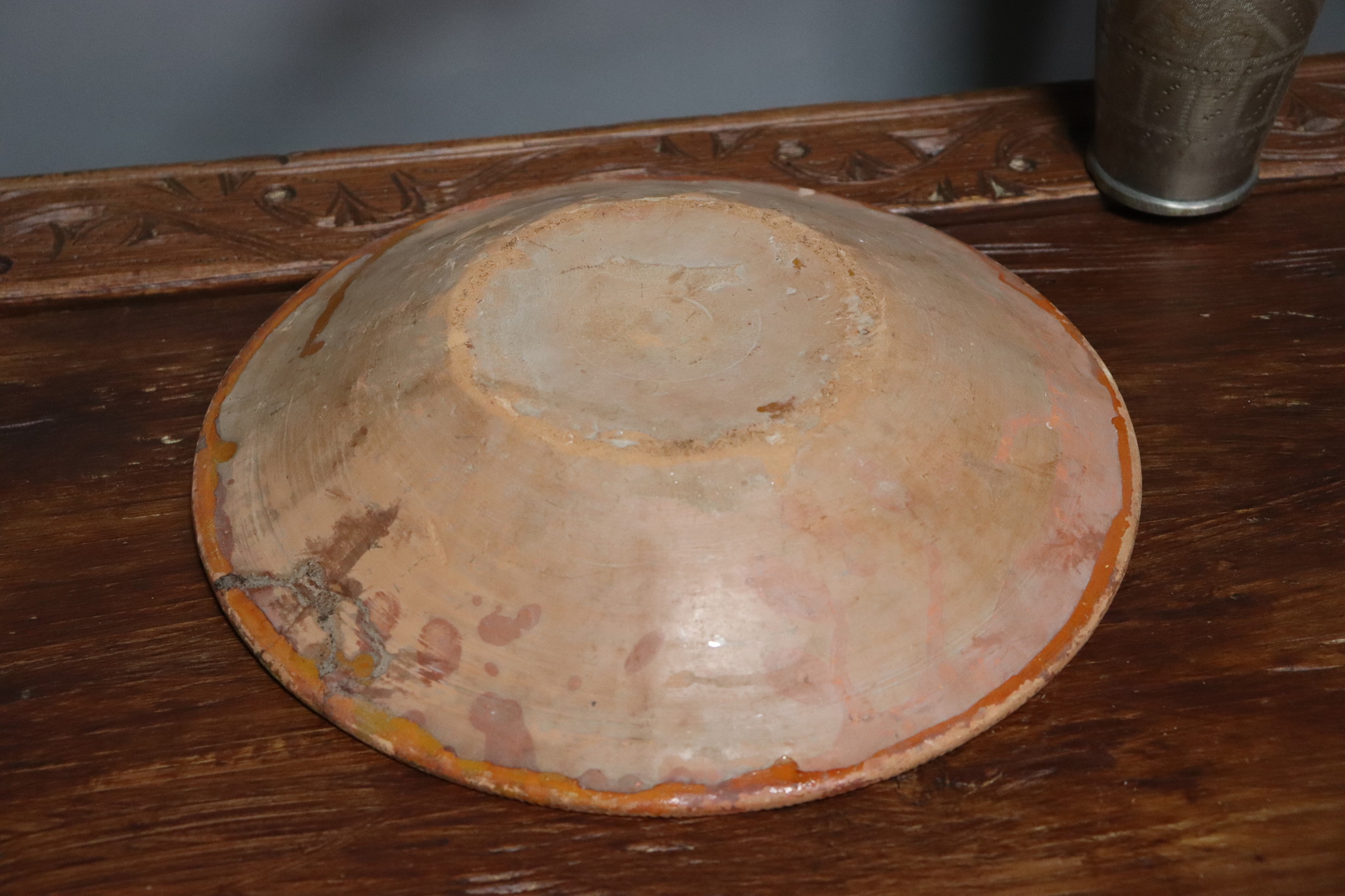 Antique handmade Clay Bowls pottery bowl plate from Swat valley Pakistan south Afghanistan No:22/1