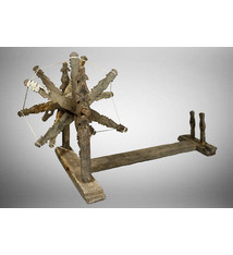 Antique  Traditional  basic Spinning Wheel from Nuristan Charkha No:22/ C
