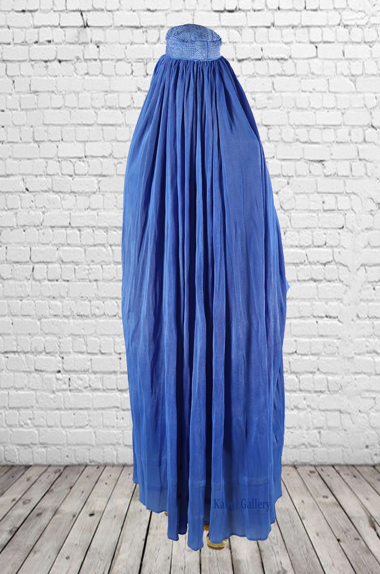 Original Afghan women veil headscarf Burka Burqa cape Afghan burqa Ethnic dress from afghanistan Pakistan (blue)