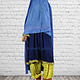 Original Afghan women veil headscarf Burka Burqa cape Afghan burqa Ethnic dress from afghanistan Pakistan (blue)